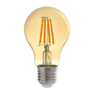 Lâmpada LED Filamento Bulbo A60 4W E27 Luz Âmbar Kian