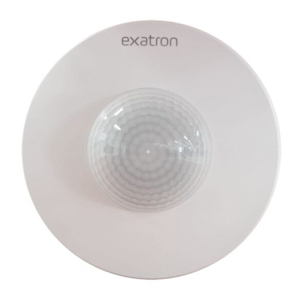 Sensor de Presença Teto de Sobrepor 360º Ajustes Trimpot Exatron