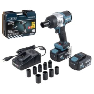 Chave de Impacto 1/2″ 18V 700Nm WS2392K2 2 Baterias 4.0 A.h Wesco