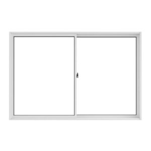 Janela de Correr 2 Folhas sem Grade Alumínio Branco Esal