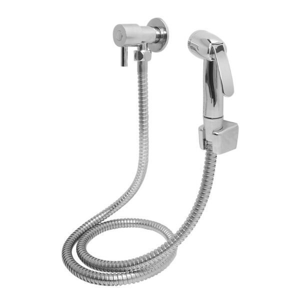 Ducha Higiênica Metálica Registro Cromado 1/4V Veneziam Furkin