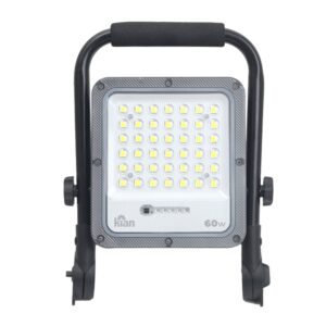 Refletor LED de Alumínio Portátil IP65 60W 600 Lúmens Bivolt Kian