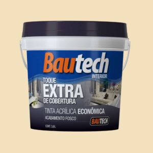 Tinta Econômica Acrílica Fosco Profissional 3,6L Bautech