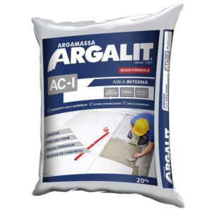 Argamassa Interna AC1 Cinza 20kg Argalit
