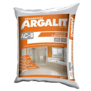 Argamassa Interna/Externa AC2 Flexível Argalit 20kg