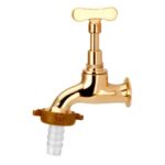 Torneira Tanque/Jardim Parede Bica Curta Amarela Alpha Hidrometais