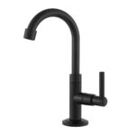 Torneira para Banheiro ABS Mesa Bica Média Black Preto