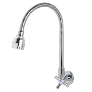 Torneira para Cozinha Parede 1/4V Bica Alta Gourmet C64 Cromado