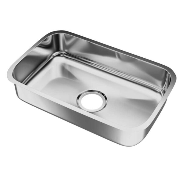 Cuba de Embutir Retangular Aço Inox Polido N02 Forminox