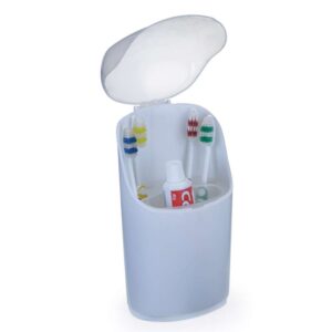 Porta Escova com Tampa Branco Arthi