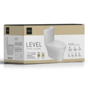 Kit Vaso Sanitário com Caixa Acoplada Nova Level 3/6L Branco Deca