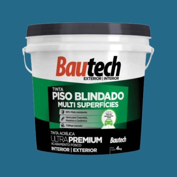 Tinta Premium Acrílica Fosco Piso Blindado 4KG Bautech