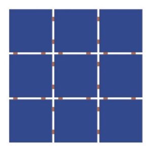 Revestimento Azul Royal Bold Brilhante 10x10cm 2,07m2