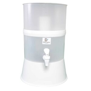 Filtro de Água Compacto de 7,5 Litros com Vela Branco Duchen