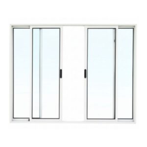 Janela de Correr 4 Folhas sem Grade Alumínio Branco Lider