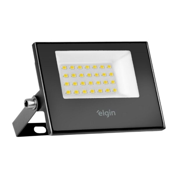 Refletor LED de Alumínio IP66 30W 2400 Lúmens Bivolt Elgin