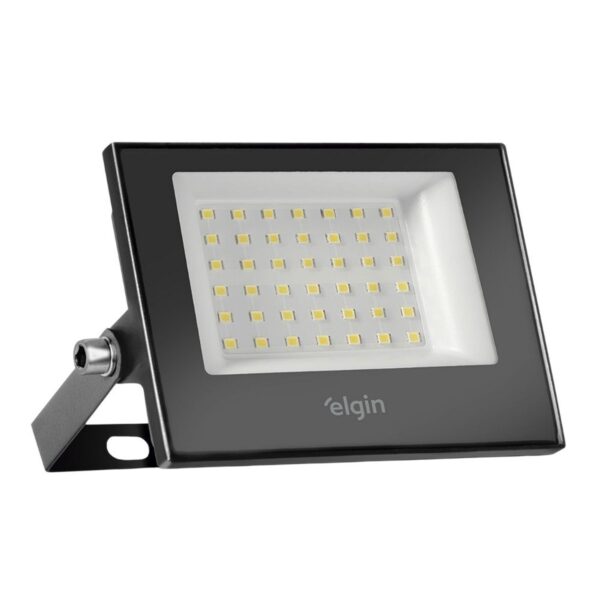 Refletor LED de Alumínio IP66 50W 4000 Lúmens Bivolt Elgin