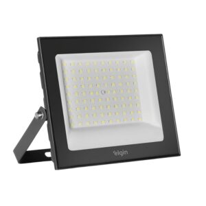 Refletor LED de Alumínio IP66 100W 8000 Lúmens Bivolt Elgin