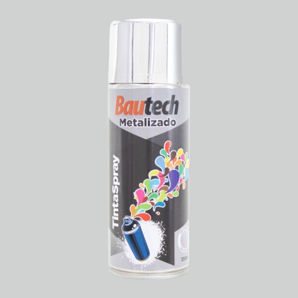 Tinta Spray Metálica 350ml Bautech