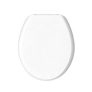 Assento Sanitário Convencional Excel Antibacteriano PP Oval Branco