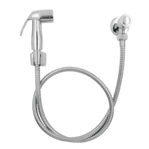 Ducha Higiênica Inox com Registro Gatilho ABS Cromado Soft Higo