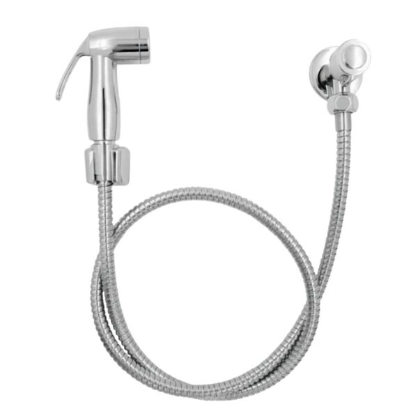 Ducha Higiênica Inox com Registro Gatilho ABS Cromado Soft Higo