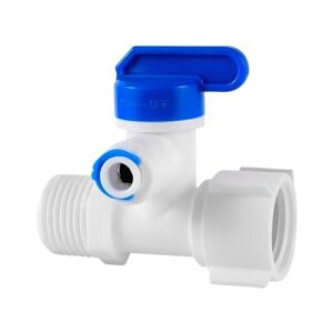 Válvula Engate Rápido Com Rosca Fêmea e Macho 1/4×1/2 Acquabios