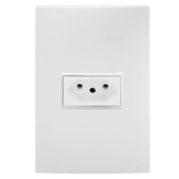 Conjunto Tomada 2P+T 20A 4×2 Line Simon 30
