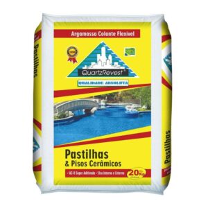 Argamassa Interna/Externa AC2 Cinza 20kg Quartz Revest