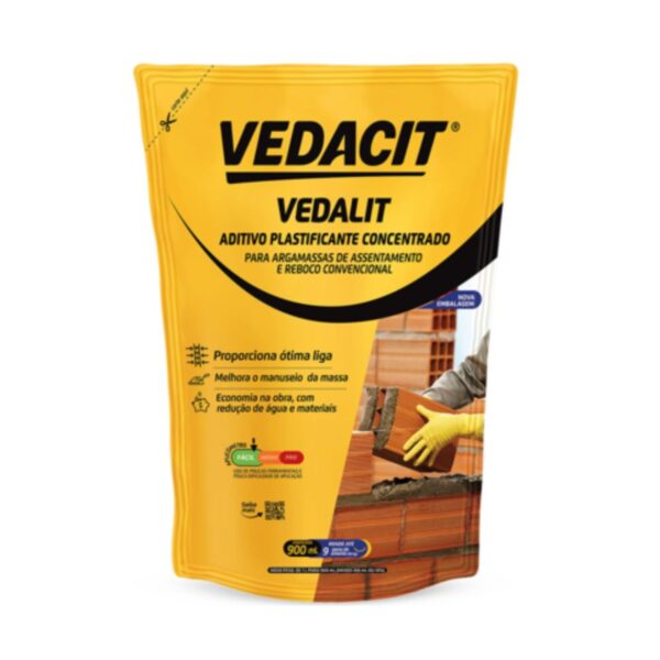 Aditivo Plastificante Para Argamassa Vedalit