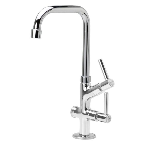 Torneira Tanque/Máquina Mesa Bica Baixa Cromada Aladim Furkin