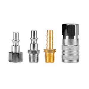 Jogo de Acessórios Pneumáticos Rosca 1/4″ NPT 4 Peças Stels