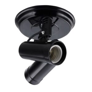 Spot de Sobrepor Liso em Plástico para 2 Lâmpadas E27 Pavilonis