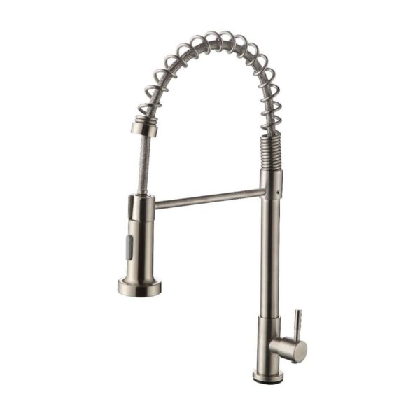 Torneira para Cozinha Standard Mesa Bica Alta Escovada Gourmet