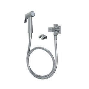 Ducha Higiênica Metálica Registro Cromado 1/4V Quadratus Civitt