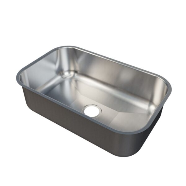 Cuba de Embutir Retangular Aço Inox Polido N2F Fabrinox