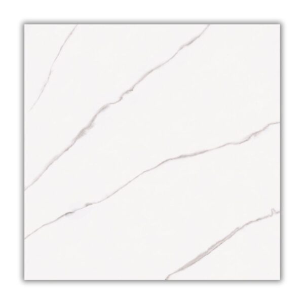 Porcelanato Carrara Retificado Acetinado Branco 53x53cm 2,28m2