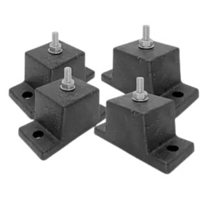 Calço Base Ar Condicionado com Parafusos Porcas e Borrachas Okity