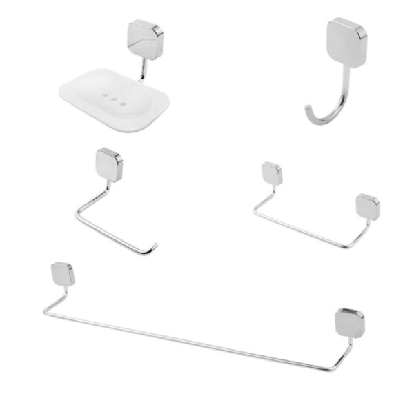 Kit Acessórios para Fixar Aço Inox com 5 peças 3850