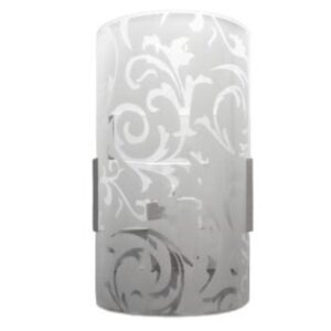 Arandela Natural em Vidro Branco para 1 Lâmpada E27 VMC