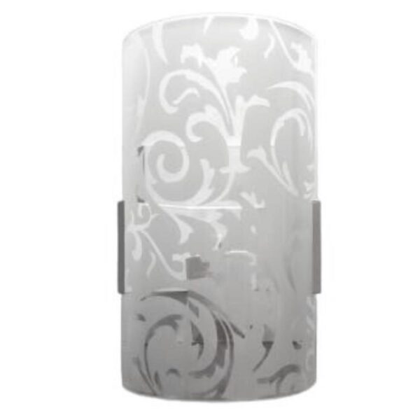 Arandela Natural em Vidro Branco para 1 Lâmpada E27 VMC