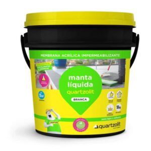 Manta Líquida Acrílica Impermeabilizante Branca Quartzolit