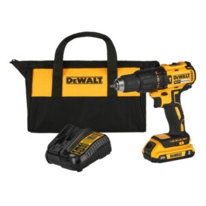 Furadeira Parafusadeira de Impacto 1/2″ 20V (13mm) 1 Bateria Dewalt