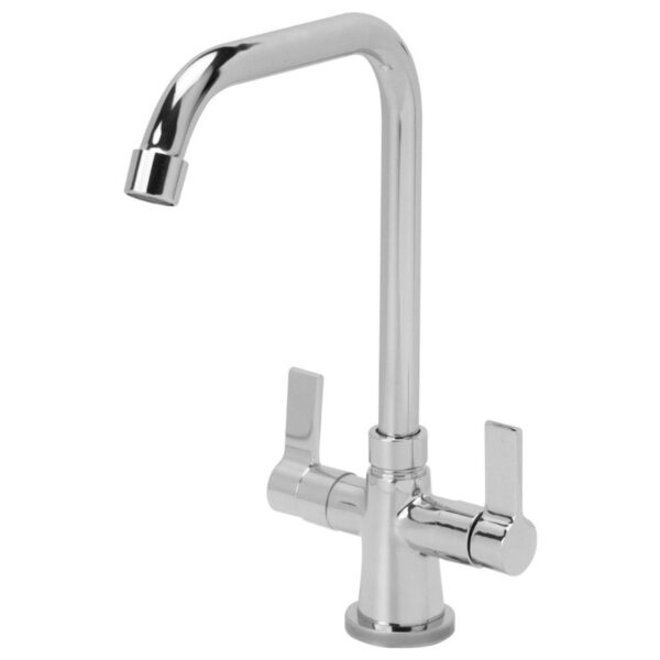 Monocomando para Cozinha Aladim Cromado Mesa Bica Alta