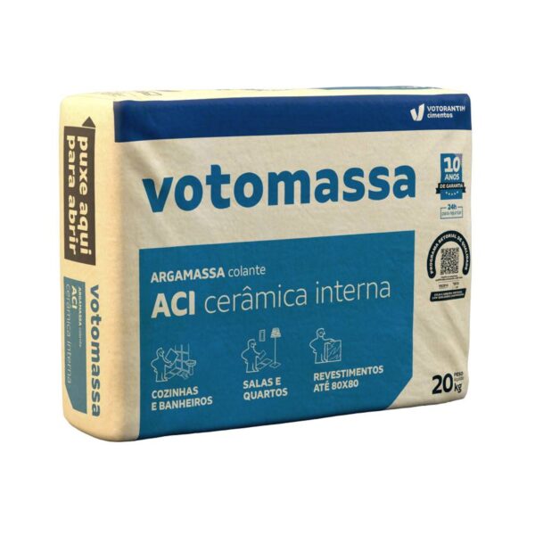 Argamassa Interna AC1 Cinza 20kg Votorantim