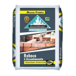 Argamassa Pronta Multiuso Cinza 20Kg Quartzrevest