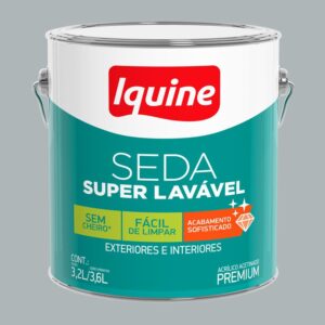 Tinta Premium Acrílica Acetinado Seda 3,6L Iquine