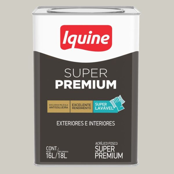 Tinta Premium Acrílica Fosco Super Premium 18L Iquine