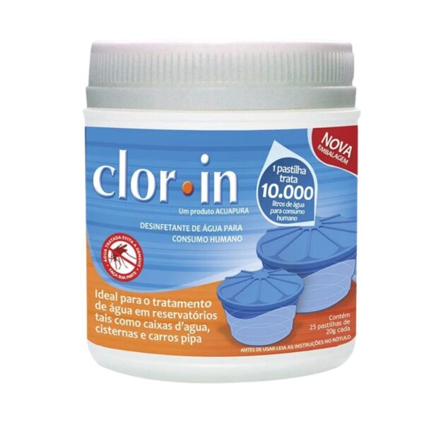 Pastilha de Cloro para Caixa D’água Clorin
