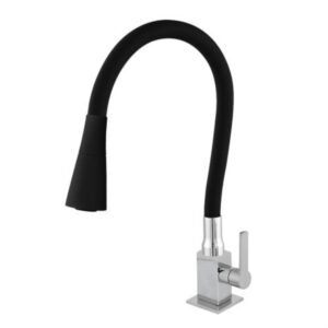 Torneira para Cozinha Mesa 1/4V Bica Alta Cromado Double C55